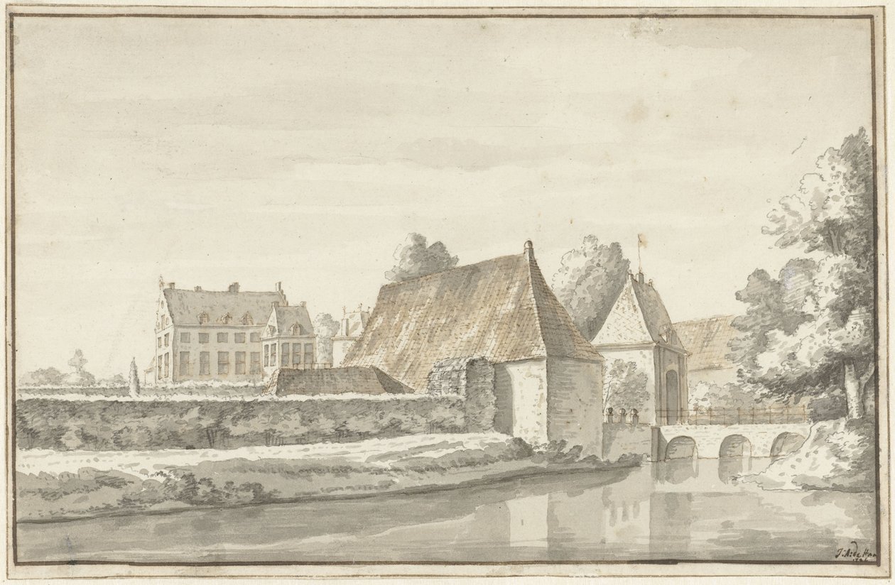 A Casa em Dort, perto de Gorssel de Abraham de Haen (II)
