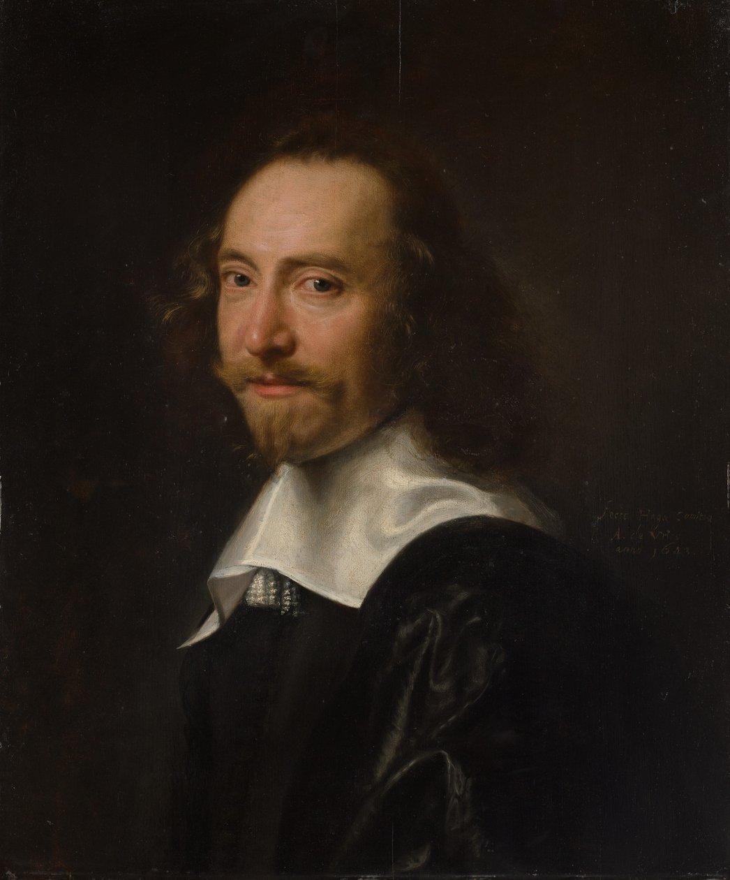 Retrato de um homem, 1643. de Abraham de Vries