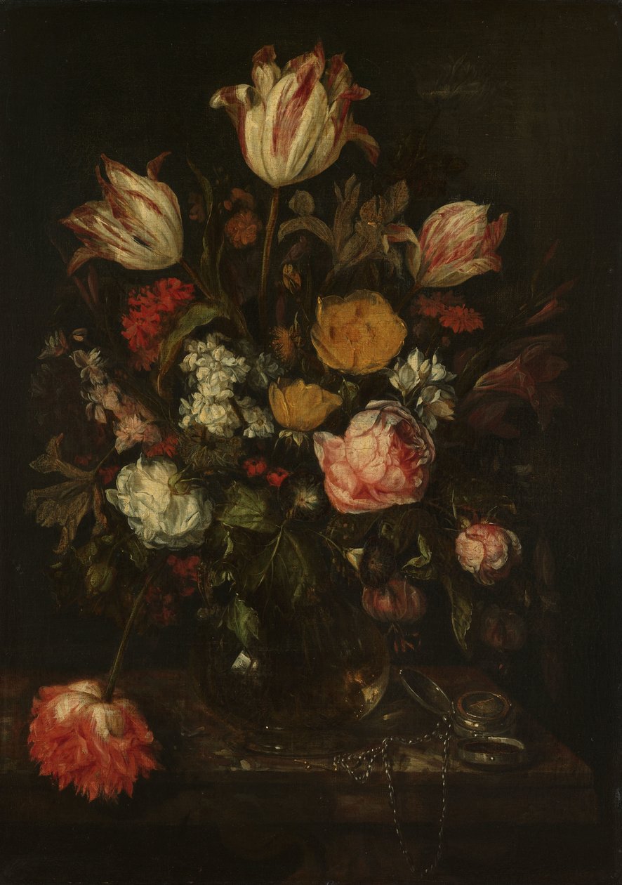 Natureza morta com flores de Abraham van Beyeren