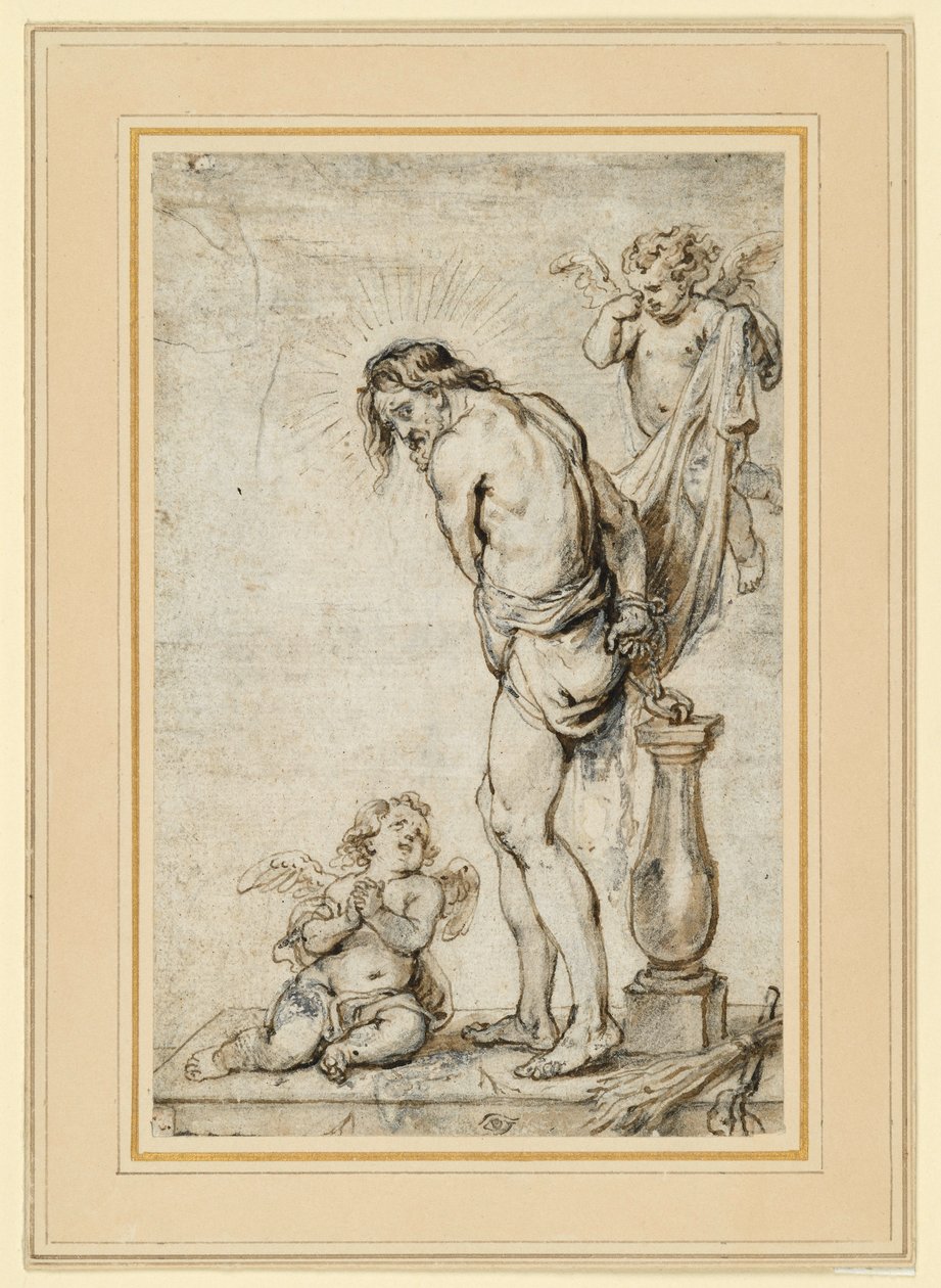 Cristo na coluna da flagelação de Abraham van Diepenbeeck