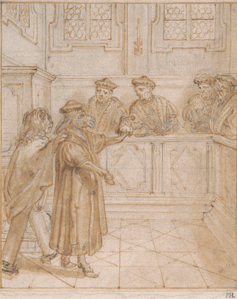 Doctor Ass (Uma sátira sobre a lei) de Abraham van Diepenbeeck