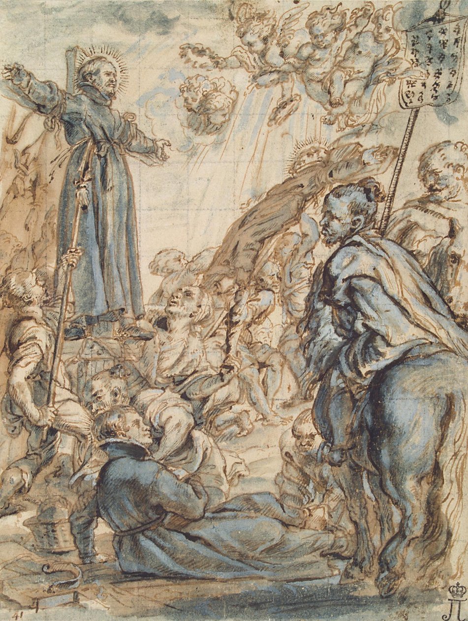 Martírio de jesuítas no Japão de Abraham van Diepenbeeck