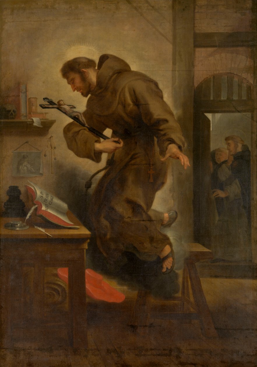 São Boaventura em êxtase de Abraham van Diepenbeeck