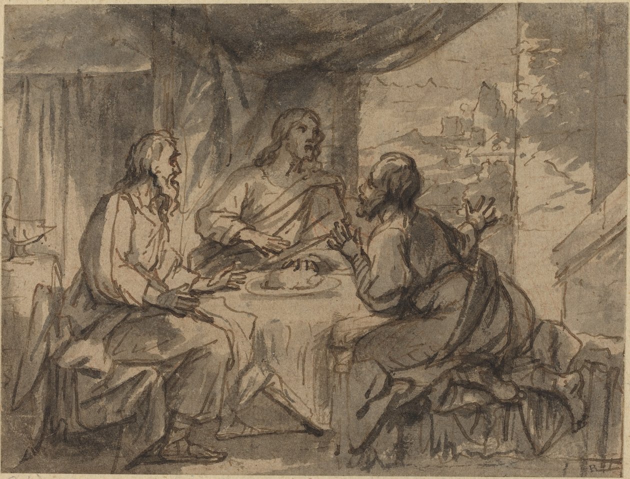 Ceia em Emaús de Abraham van Diepenbeeck