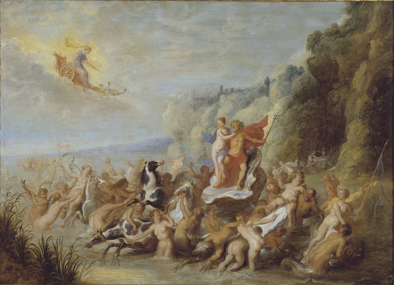 O triunfo de Neptuno e Anfitrite de Abraham van Diepenbeeck