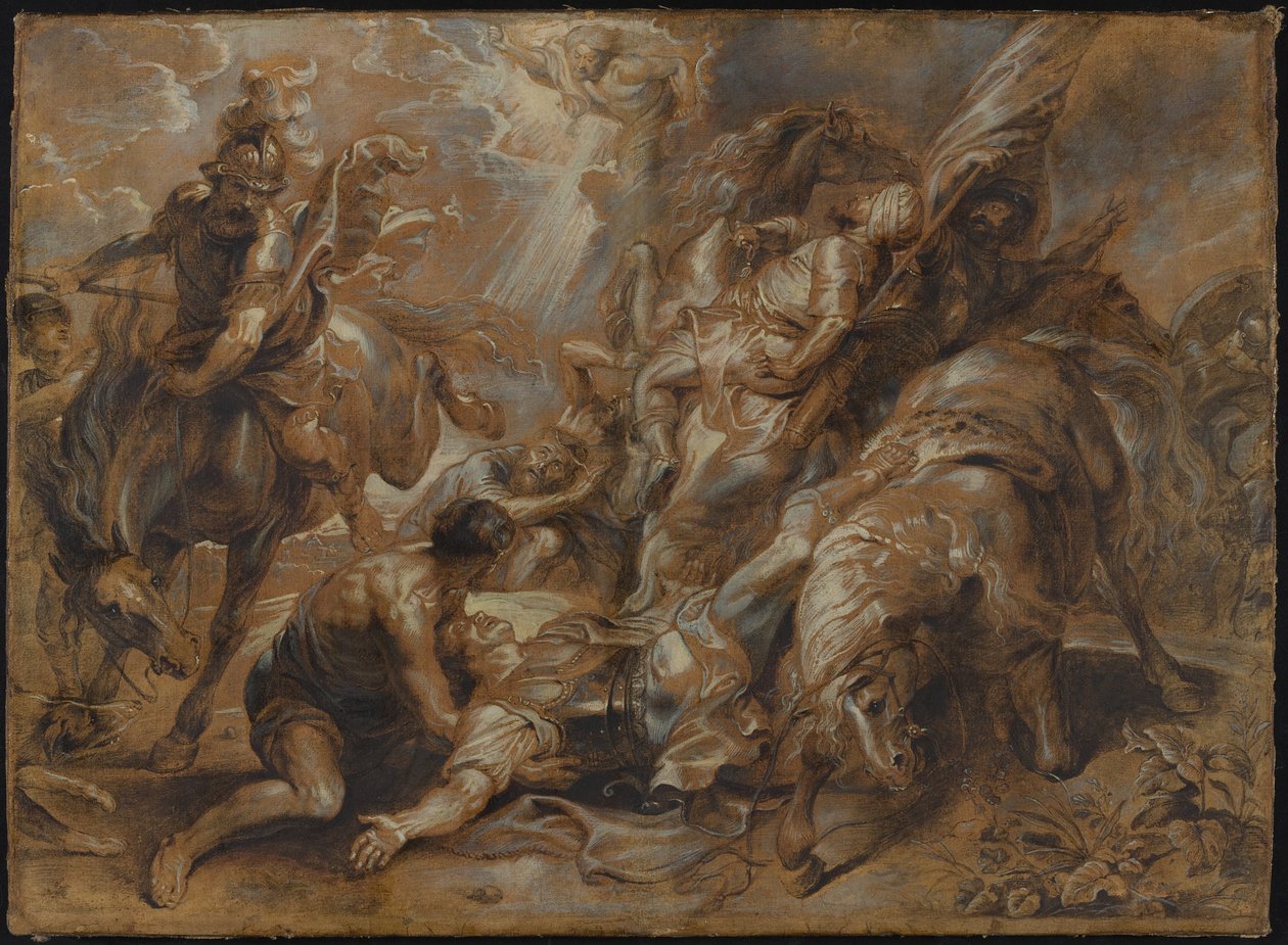 A conversão de São Paulo de Abraham van Diepenbeeck after Peter Paul Rubens