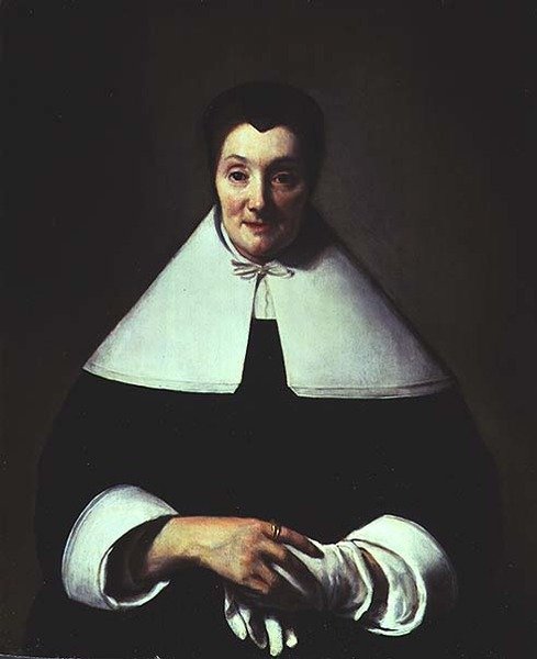 Retrato de uma mulher, com cinquenta anos de Abraham van Dyck