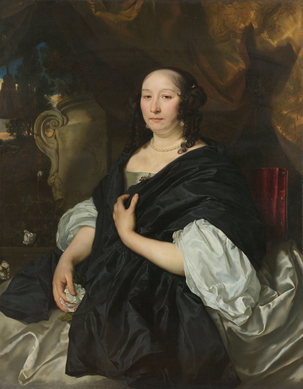 Retrato de Catharina van der Voort
Catharina van der Voort (1622-74). Segunda esposa de Pieter de la Court de Abraham van den Tempel