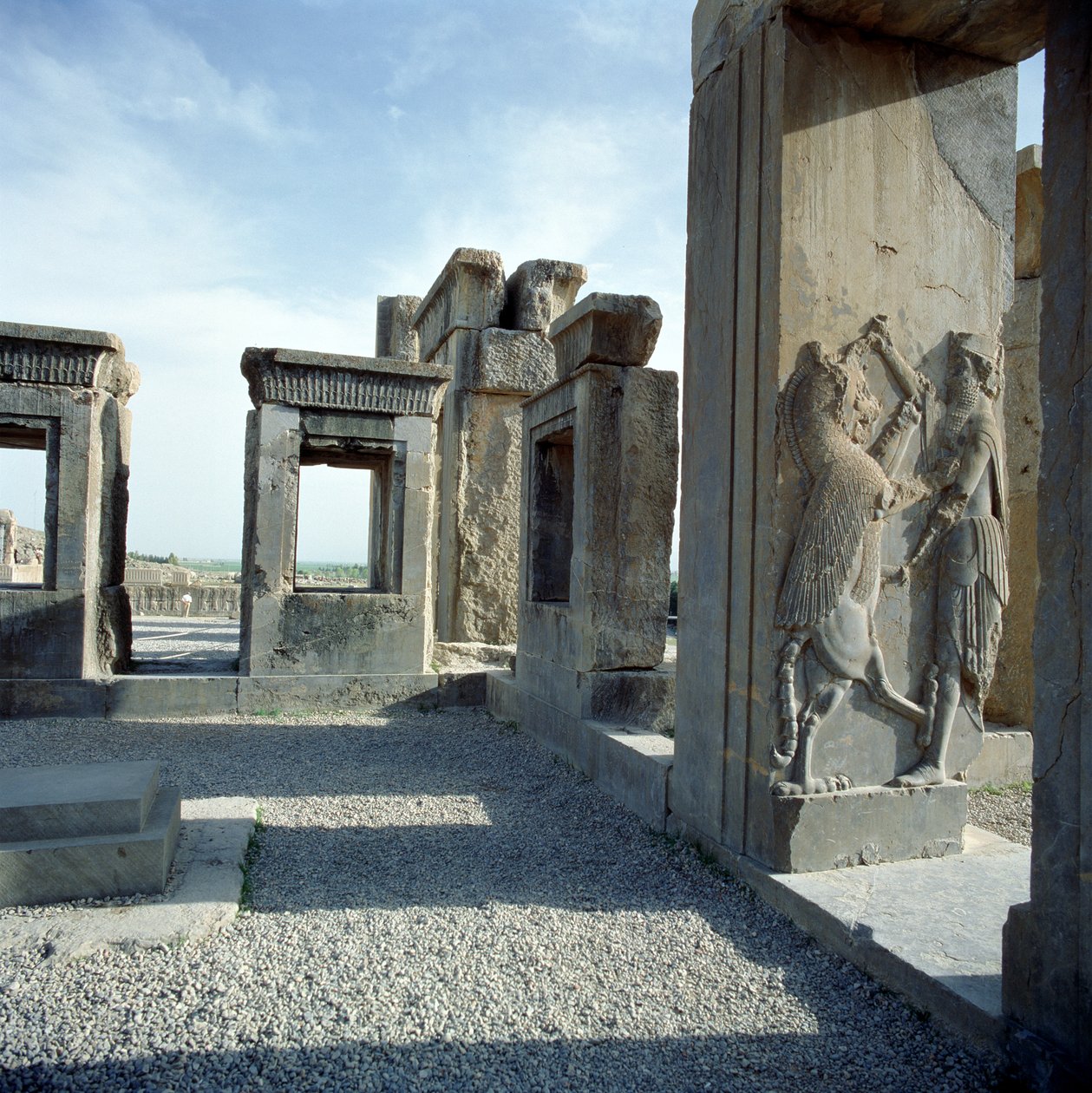 Salão do Trono de Xerxes, concluído c.480 aC (ver 179109) de Achaemenid