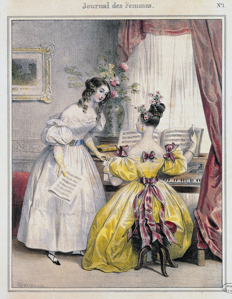 Prelude, de &39;Journal of Women&39;, 1830-48 de Achille Devéria