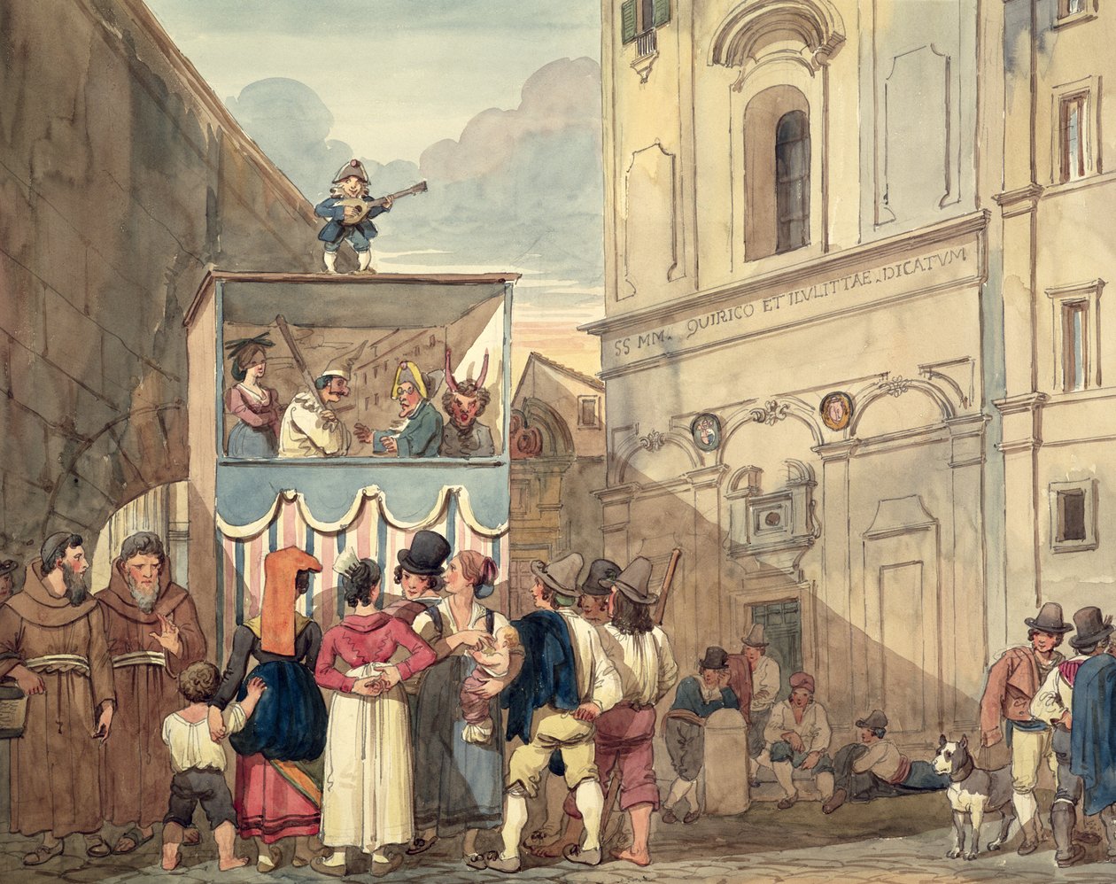 O teatro de fantoches de Achille Pinelli