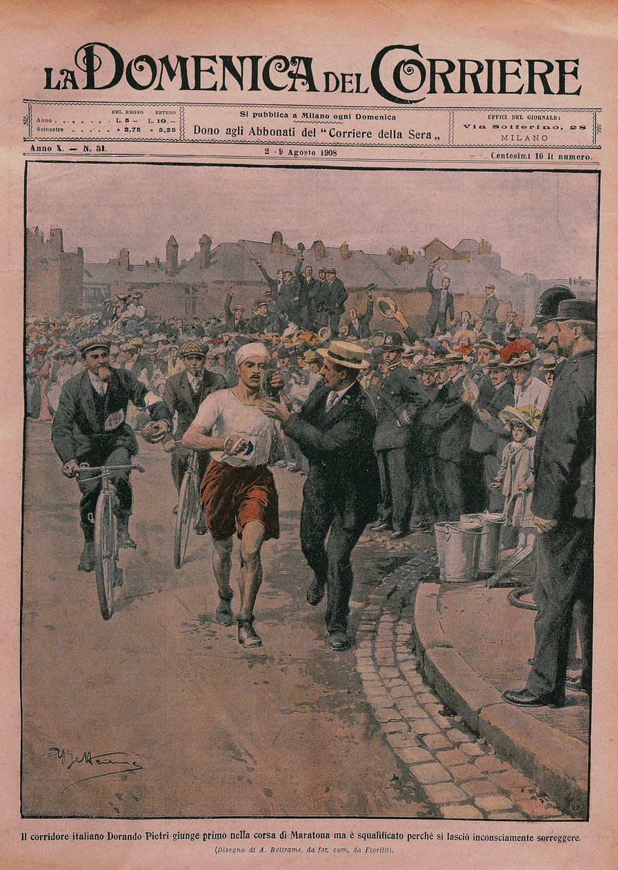 As Olimpíadas de 1908, capa da 