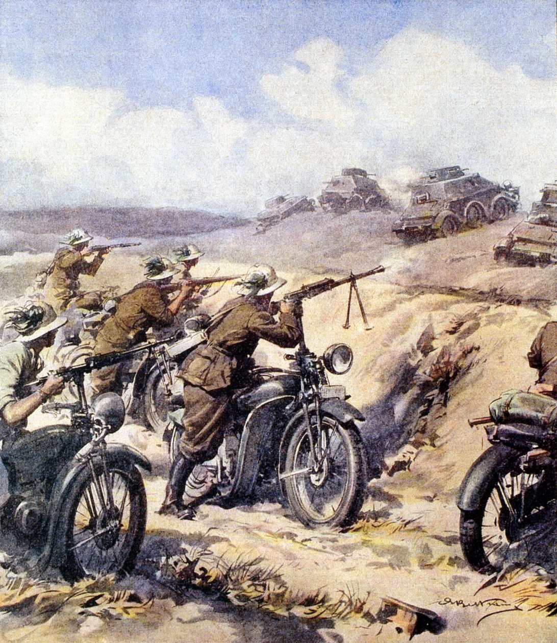 II Guerra Mundial-1940 1941 - Campanha da África do Norte - invasão italiana do Egito de Achille Beltrame