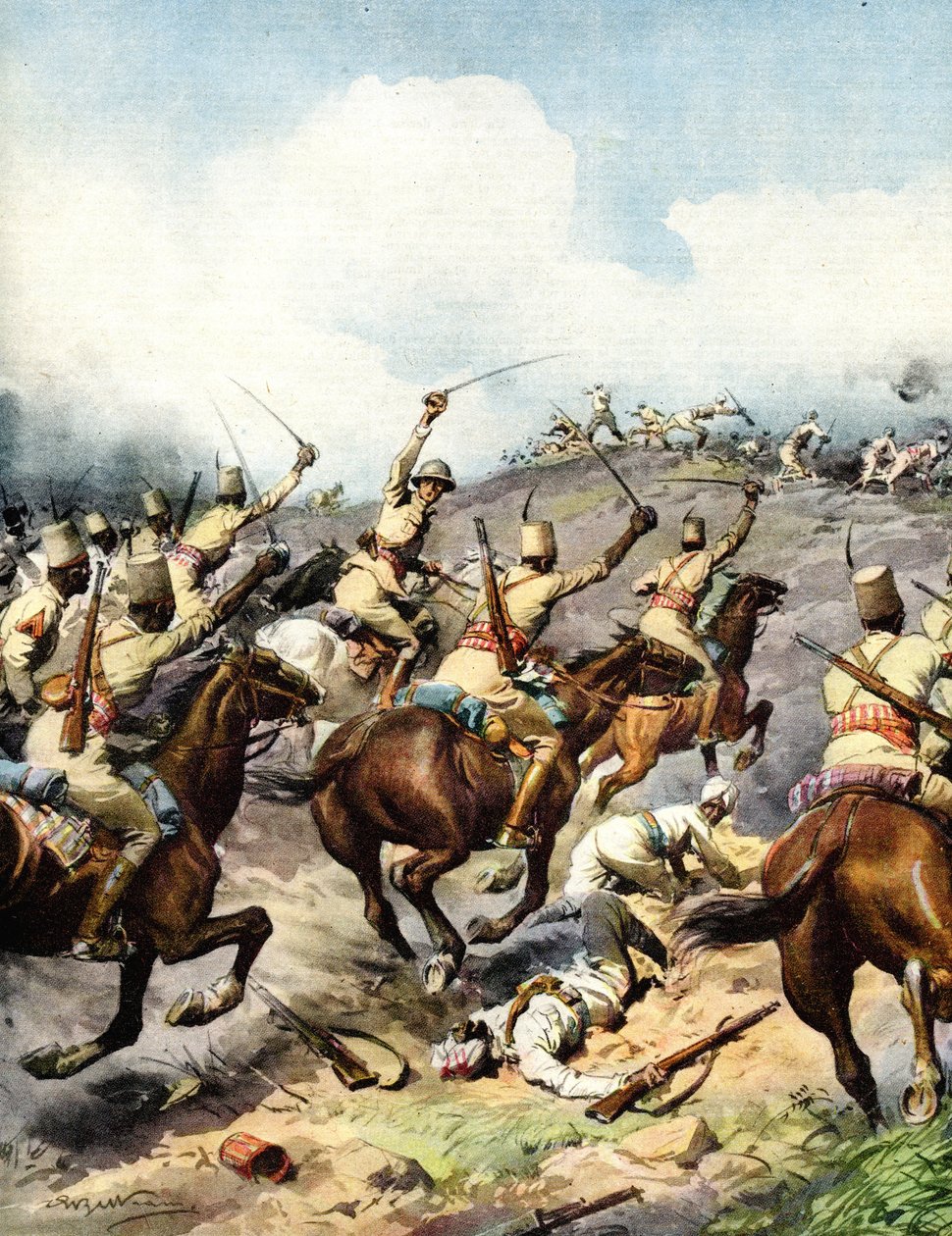Segunda Guerra Mundial 1940 1941 Campanha da África Oriental - Heróis da África de Achille Beltrame