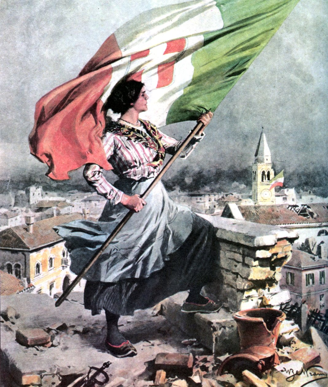 I Guerra Mundial 1915 1918 Itália-Vittorio Veneto de Achille Beltrame