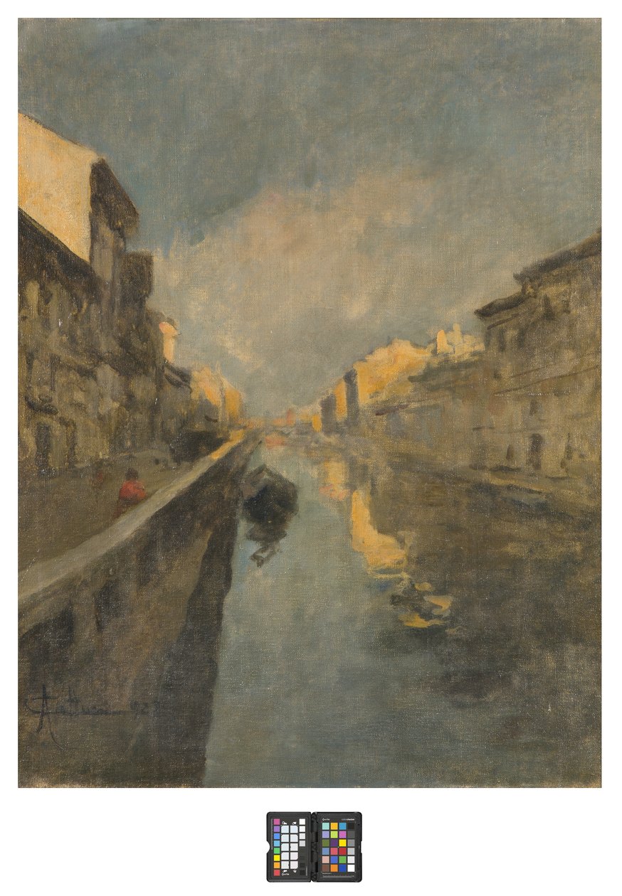 Naviglio, 1925 de Achille Cattaneo