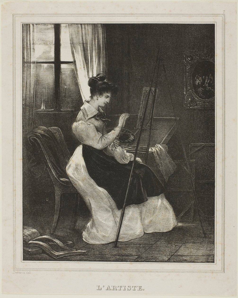 O Artista de Achille Devéria
