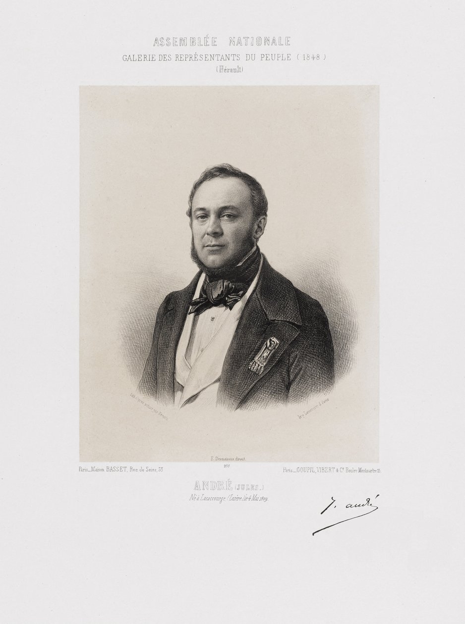 Assembleia Nacional, Galeria dos Representantes do Povo - Marie François Joseph Jules André (Hérault) de Achille Devéria