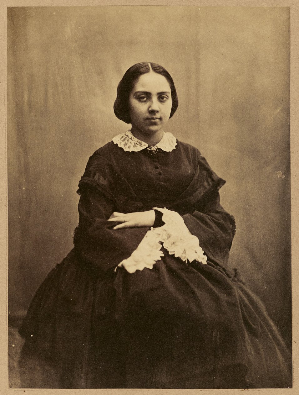 [Retrato de uma jovem, provavelmente Cécile Devéria] de Achille Devéria