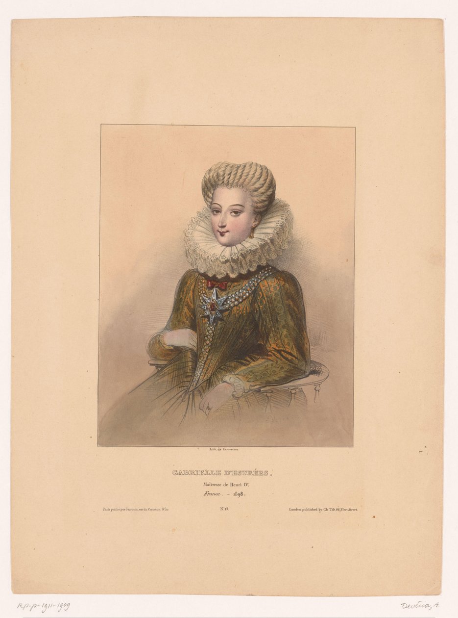 Retrato de Gabrielle d