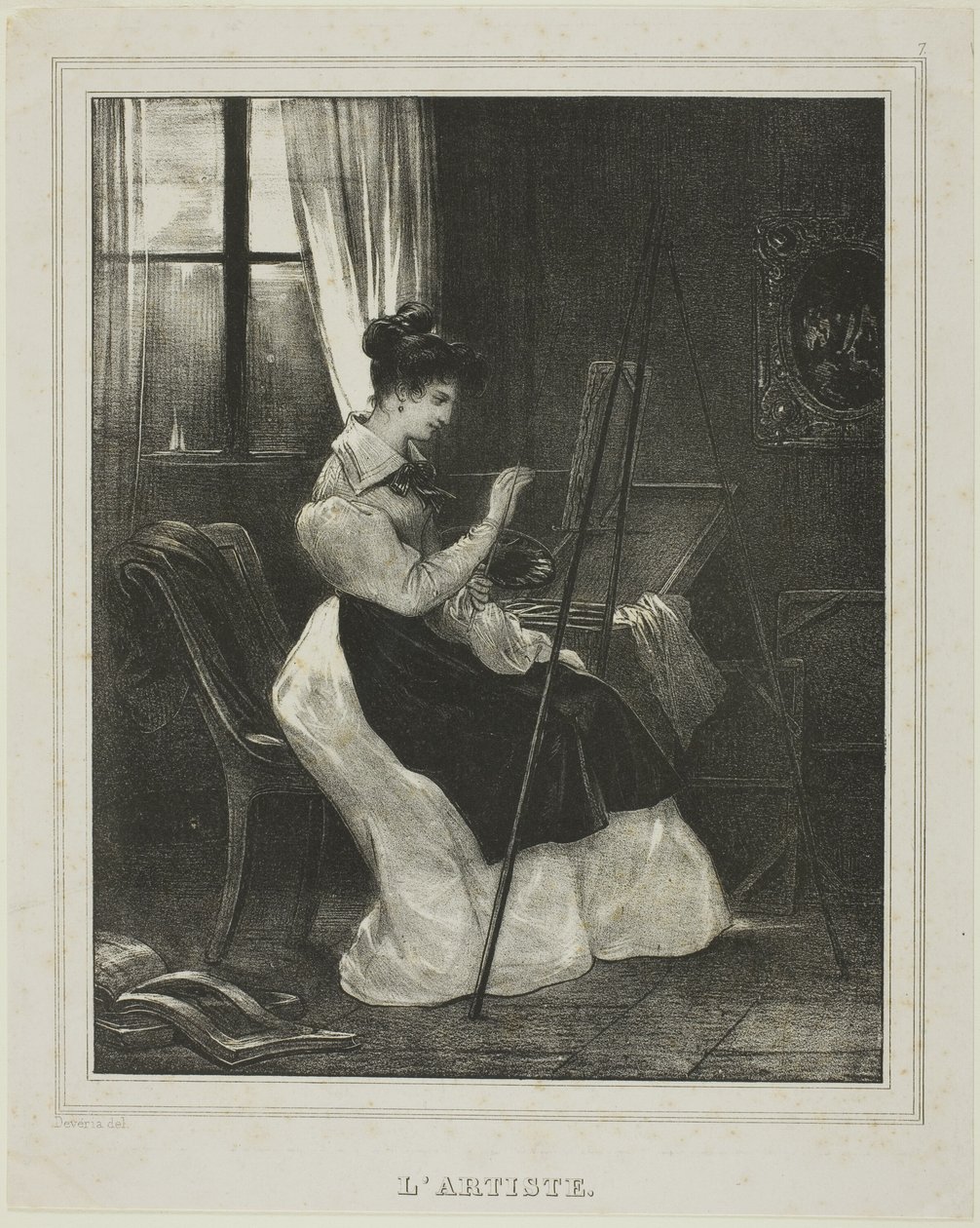 O Artista de Achille Devéria