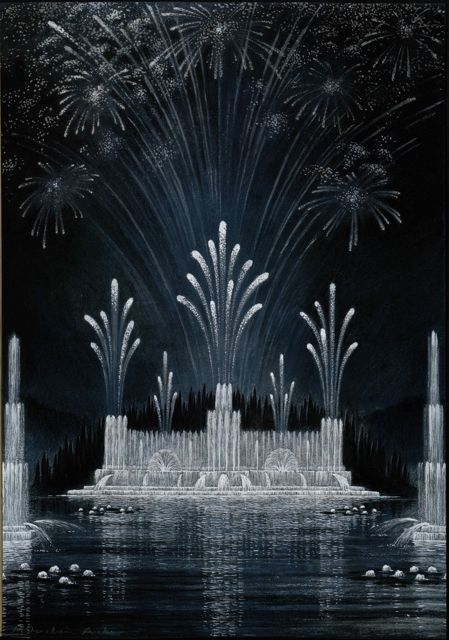 Grandes águas luminosas. de Achille Duchêne