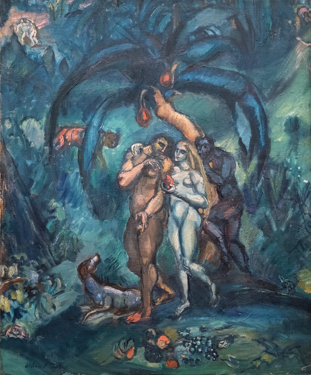Tentação (Adão e Eva) de Achille Emile Othon Friesz