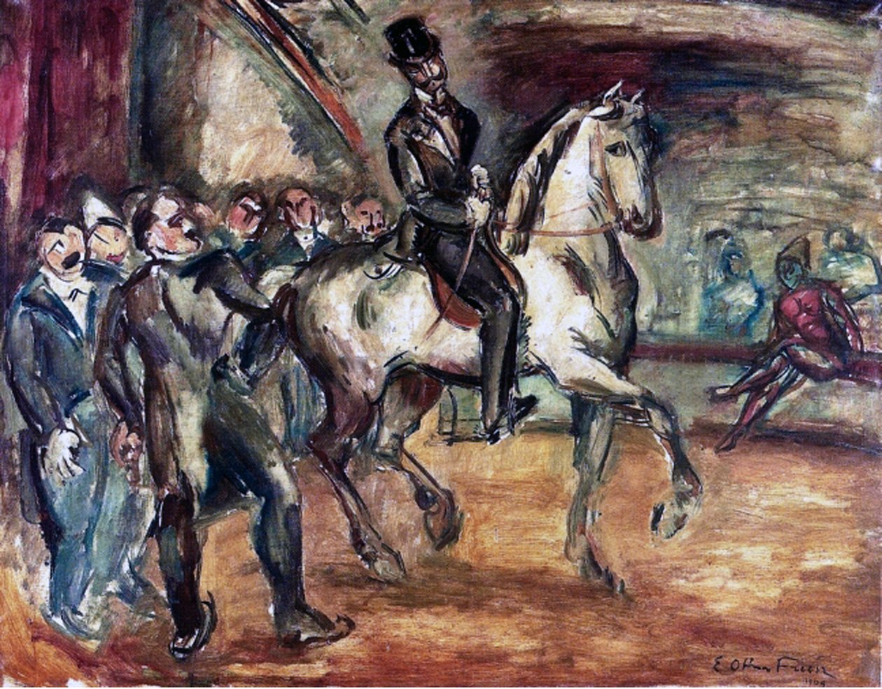 Formação no Circo Medrano de Achille Emile Othon Friesz