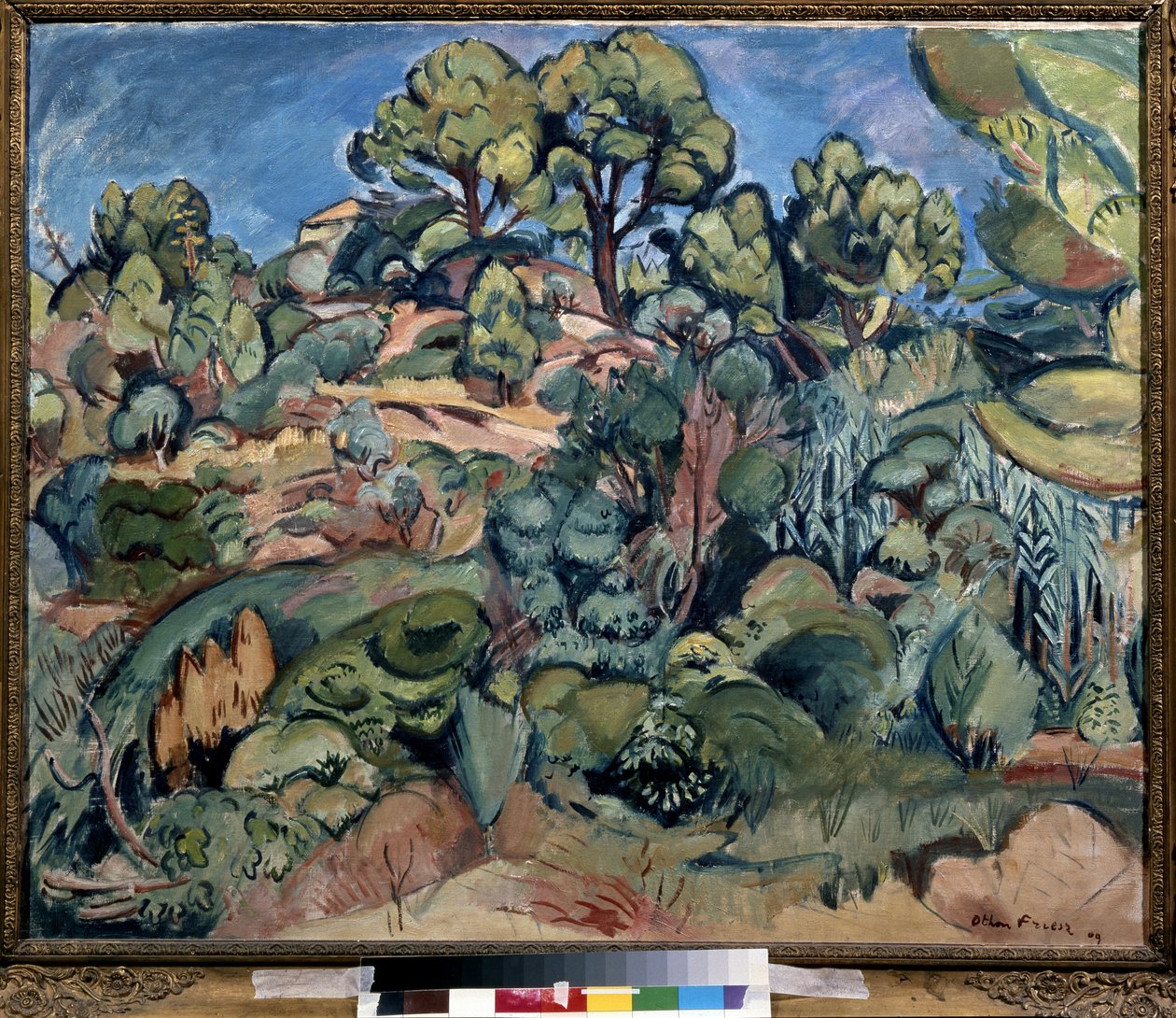 Árvores em Cassis de Achille Emile Othon Friesz