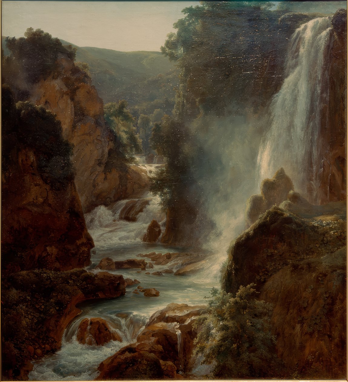 A Cascata Tivoli de Achille Etna Michallon