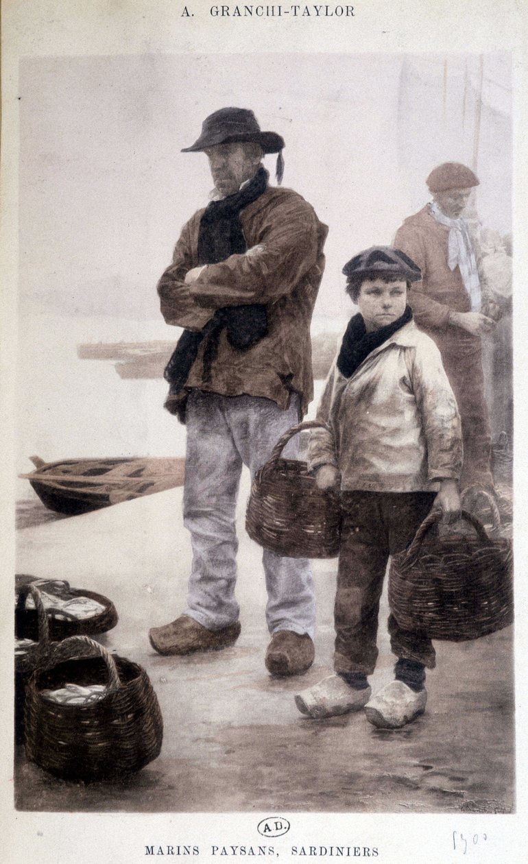 Marinheiros camponeses sardenhos de Granchi-Taylor de Achille Granchi Taylor