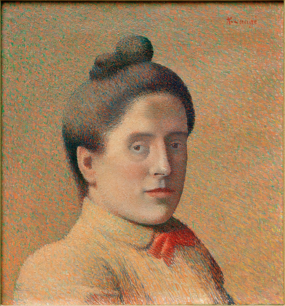 Retrato de uma mulher de Achille Lauge