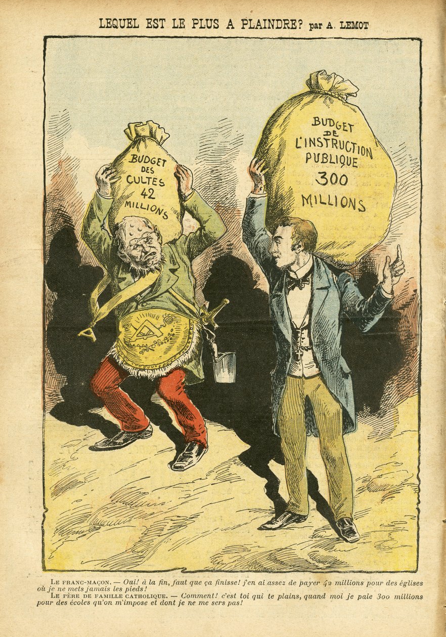 Ilustração de Achille Lemot (1846-1909) em Le Pelerin de Achille Lemot