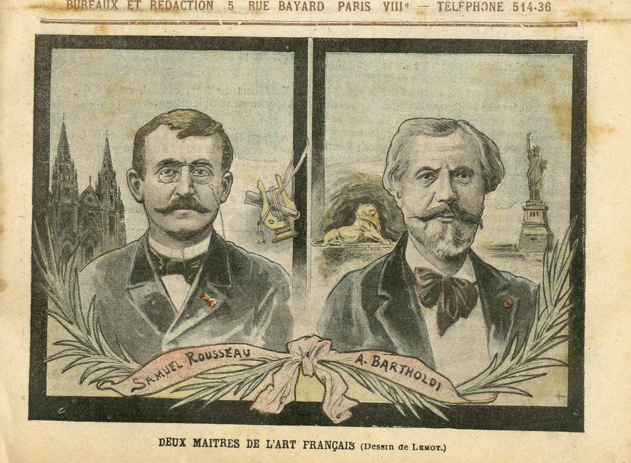 Ilustração de Achille Lemot (1846-1909) em Le Pelerin de Achille Lemot
