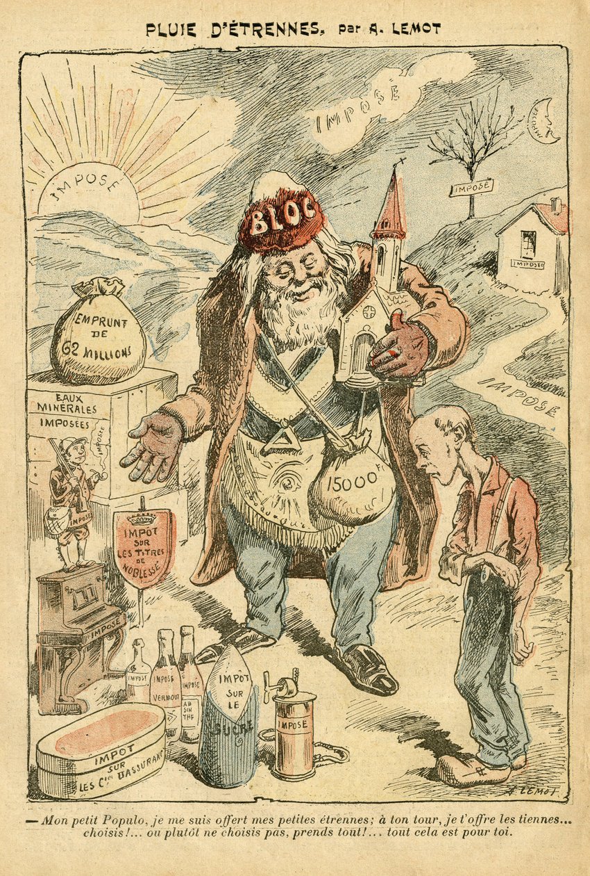 Ilustração de Achille Lemot (1846-1909) em Le Pelerin de Achille Lemot