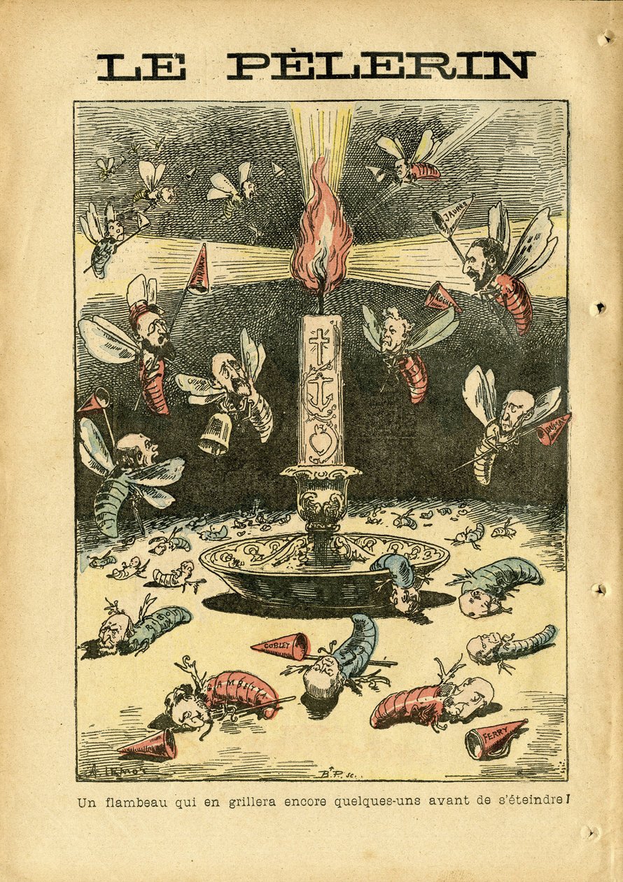 Ilustração de Achille Lemot (1846-1909) em Le Pelerin de Achille Lemot