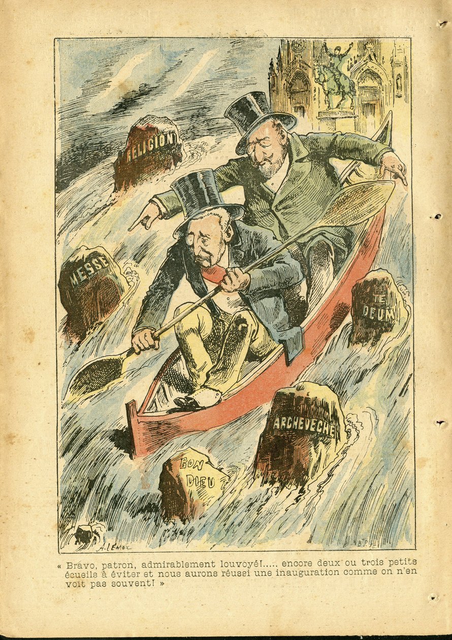Ilustração de Achille Lemot (1846-1909) em Le Pelerin de Achille Lemot