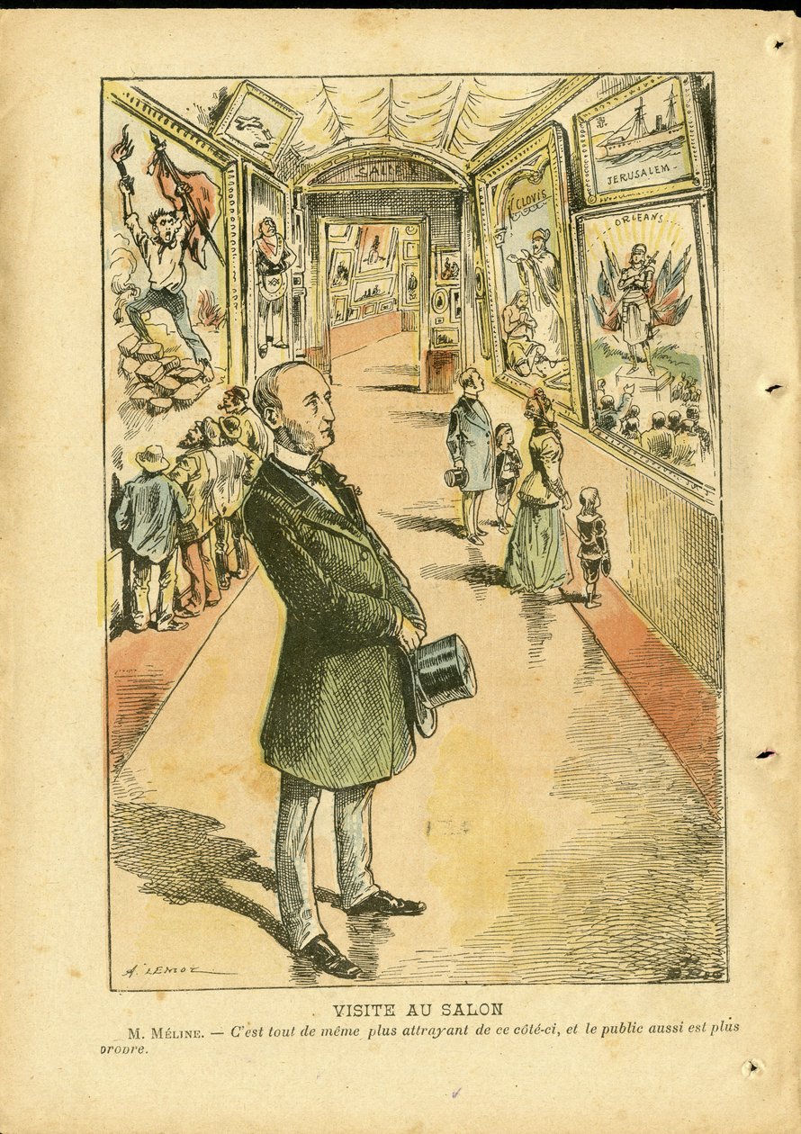 Ilustração de Achille Lemot (1846-1909) em Le Pelerin de Achille Lemot