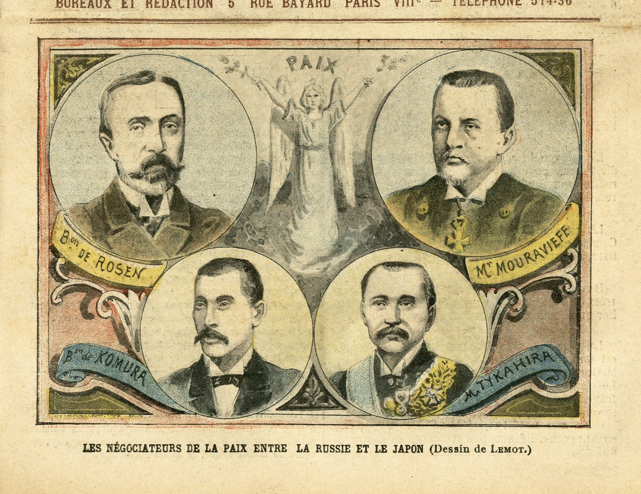Ilustração de Achille Lemot (1846-1909) em Le Pelerin de Achille Lemot