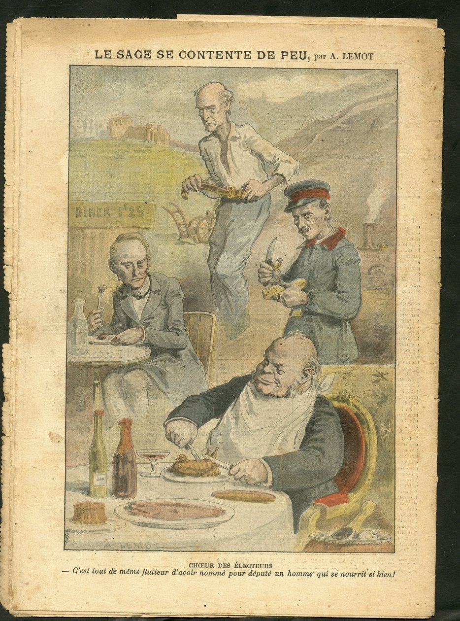 Ilustração de Achille Lemot (1846-1909) em Le Pelerin de Achille Lemot