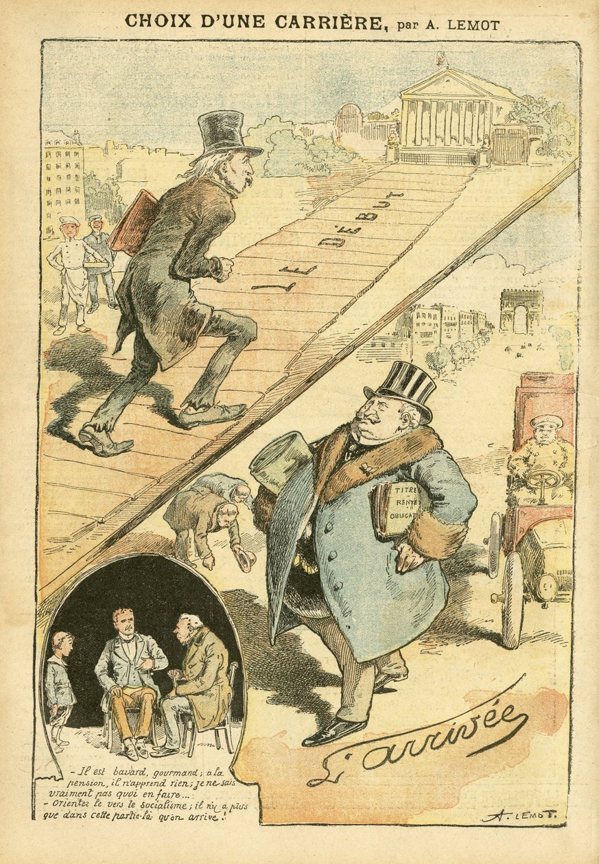 Ilustração de Achille Lemot (1846-1909) em Le Pelerin de Achille Lemot