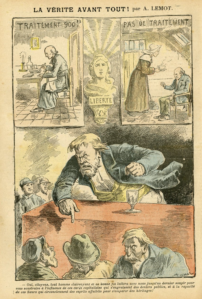 Ilustração de Achille Lemot (1846-1909) em Le Pelerin de Achille Lemot