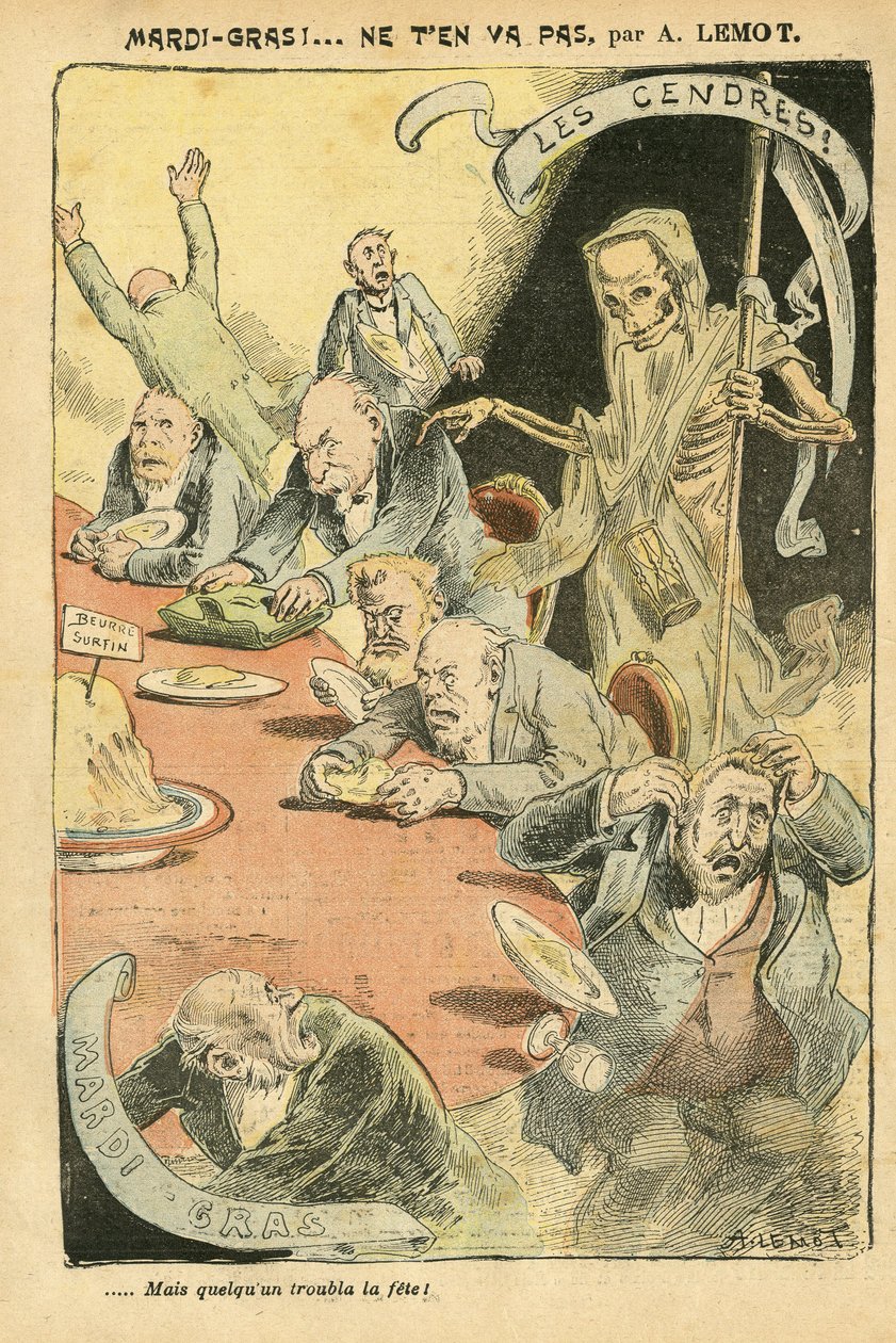 Ilustração de Achille Lemot (1846-1909) em Le Pelerin de Achille Lemot