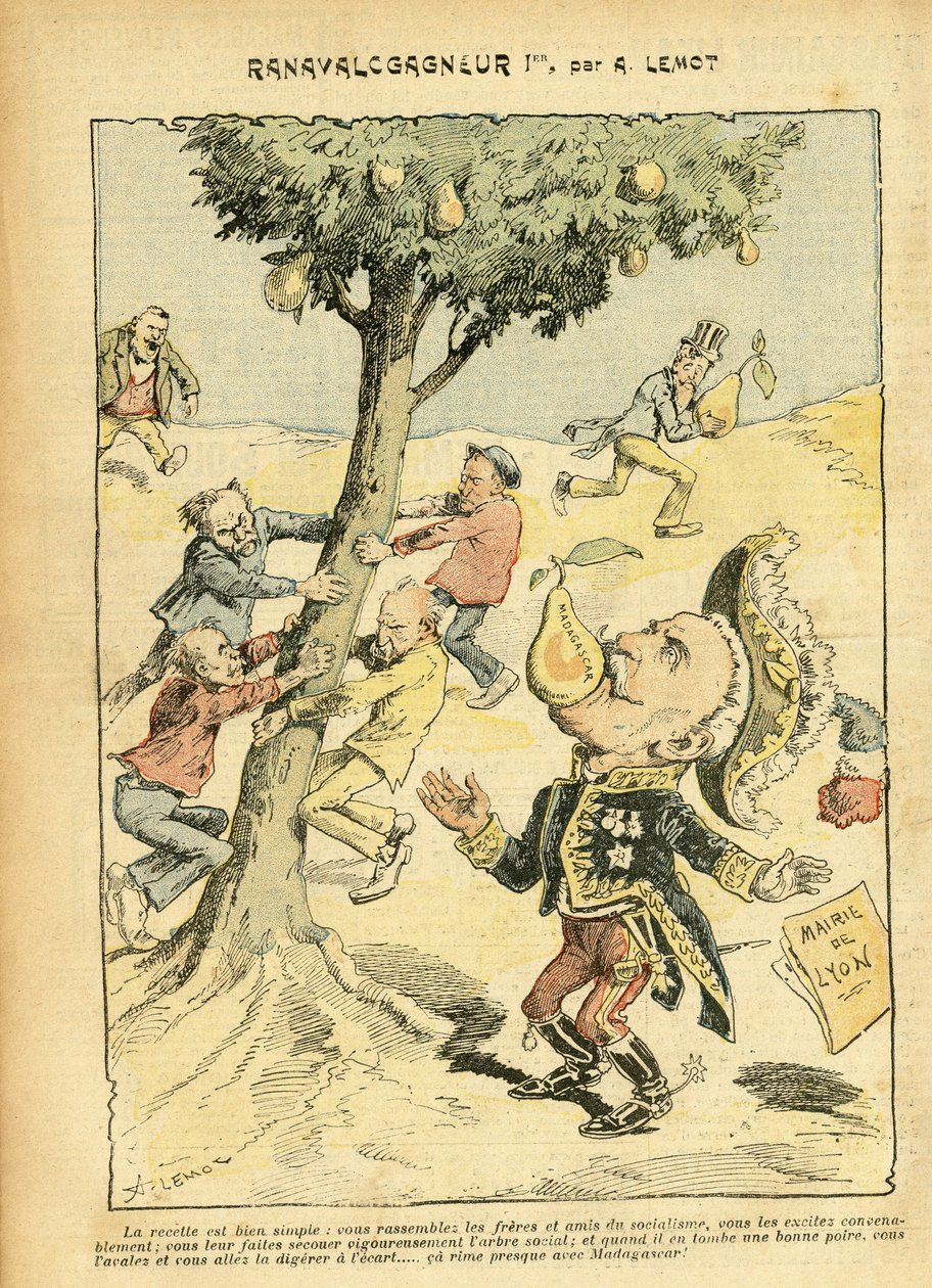 Ilustração de Achille Lemot (1846-1909) em Le Pelerin de Achille Lemot
