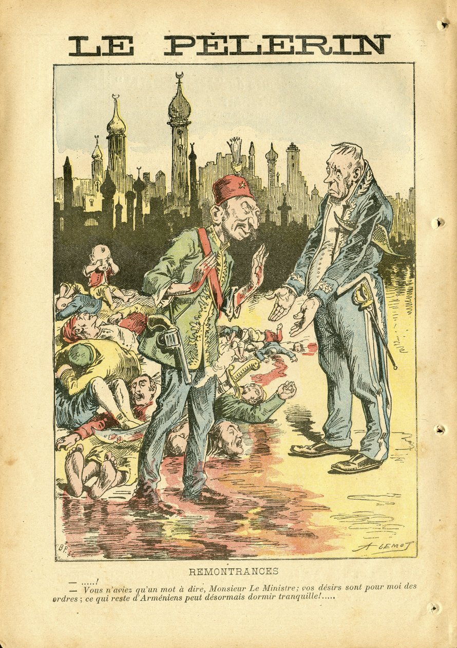 Ilustração de Achille Lemot (1846-1909) em Le Pelerin de Achille Lemot