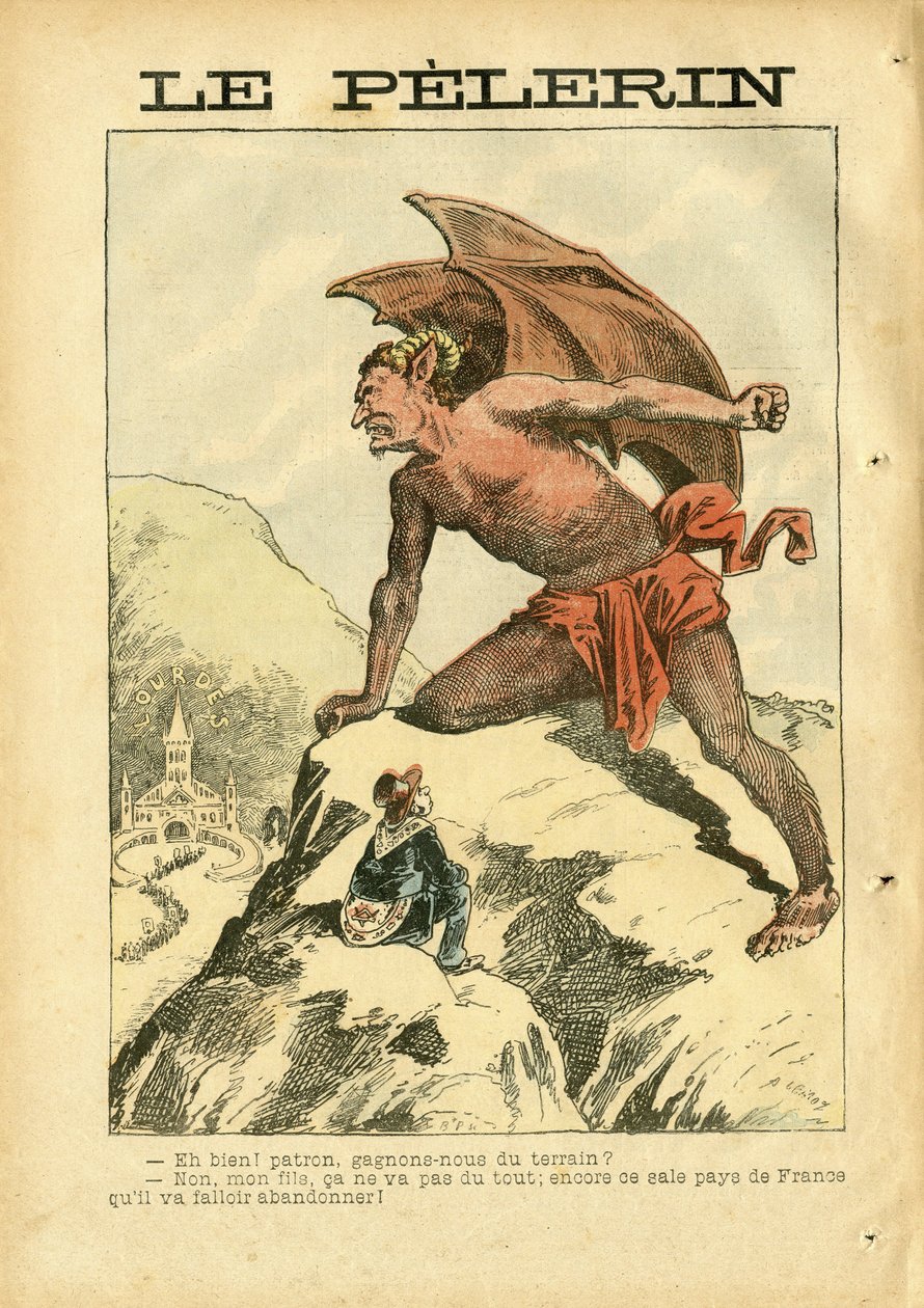 Ilustração de Achille Lemot (1846-1909) em Le Pelerin de Achille Lemot
