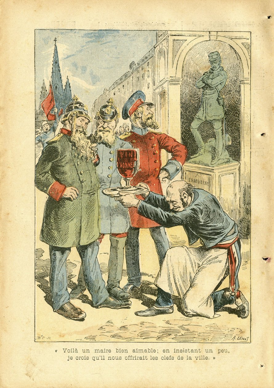 Ilustração de Achille Lemot (1846-1909) em Le Pelerin de Achille Lemot
