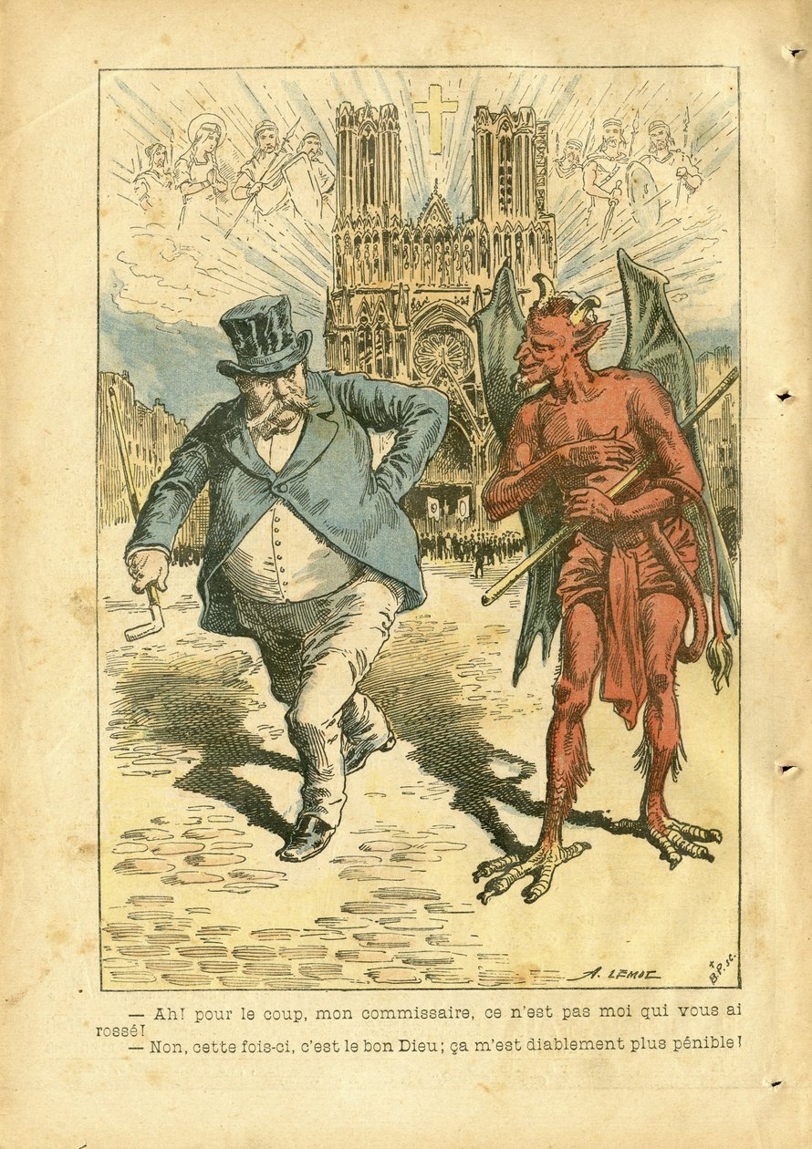 Ilustração de Achille Lemot (1846-1909) em Le Pelerin de Achille Lemot