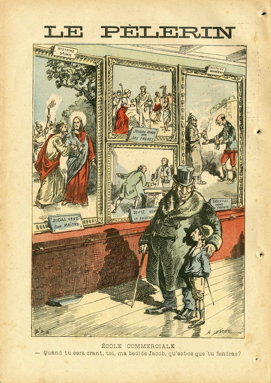 Ilustração de Achille Lemot (1846-1909) em Le Pelerin de Achille Lemot