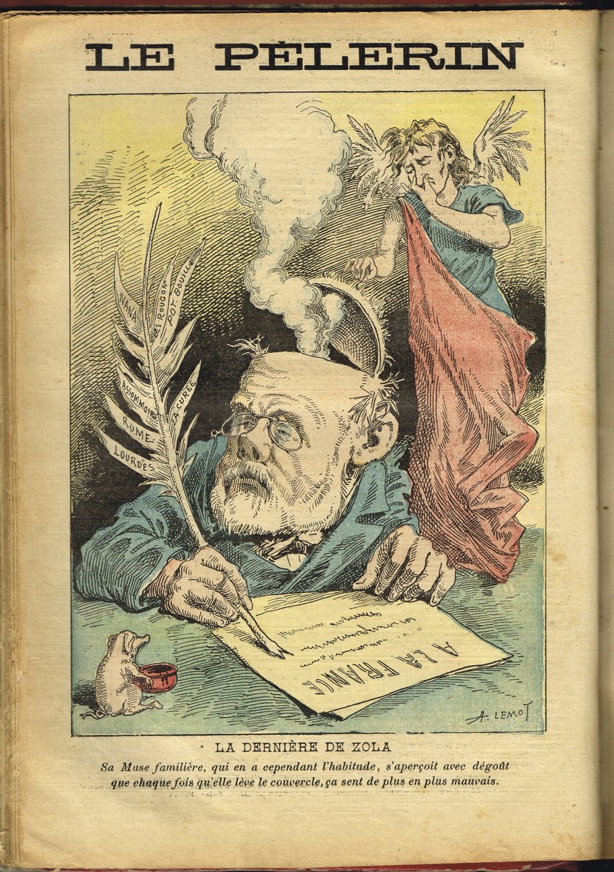 Ilustração de Achille Lemot (1846-1909) em Le Pelerin de Achille Lemot